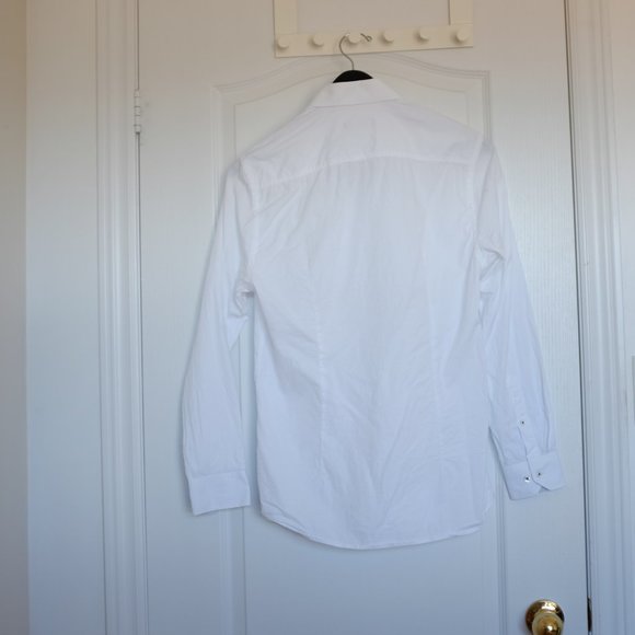 COPY - COPY - COPY - Horst white twill shirt Slim fit size S - Picture 7 of 12